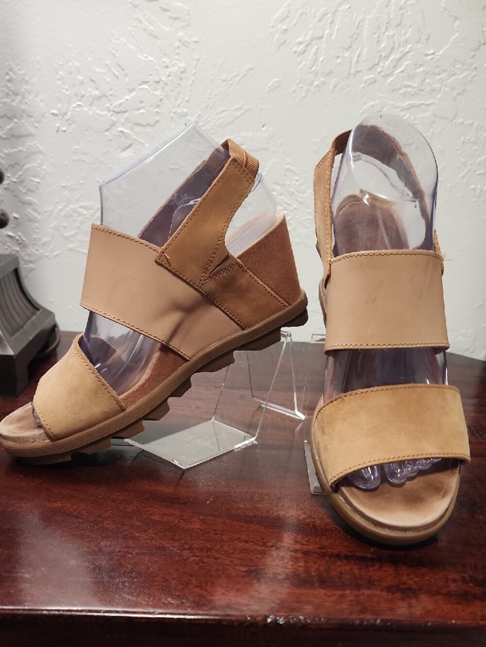 Sorel Women's Beige Dual-Strap Slide Sandals - Picture 2 of 7
